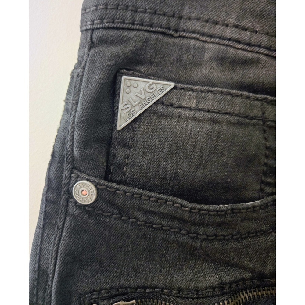 Salvage Supply Co. Jeans Black 32x34 Regular Fit Mayhem Straight READ (Smoke)NWT - Picture 3 of 15